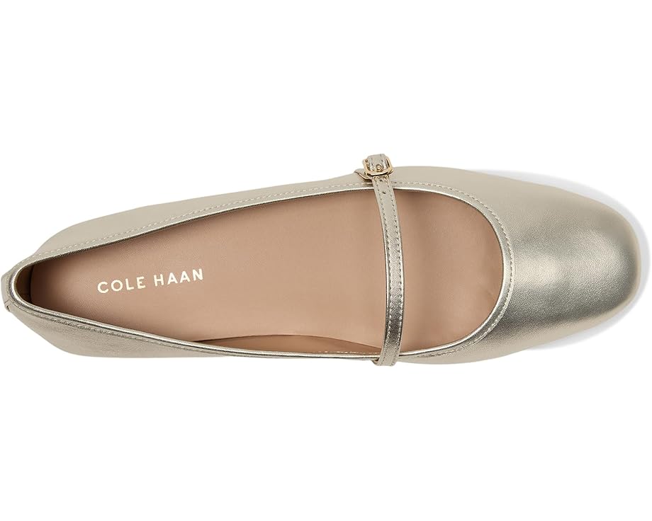Балетки Cole Haan Yelena Maryjane Ballets, цвет Soft Gold Leather — фото 2