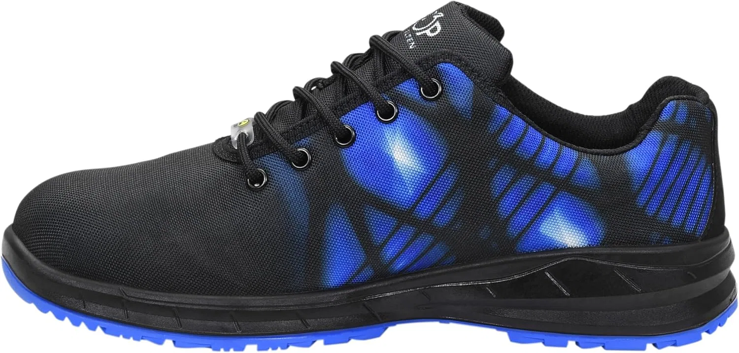 Защитные ботинки ELTEN Mattis XXSports Blue Low ESD S3S, женские и мужские, текстильные, со стальным защитным носком, легкие, спортивные — фото 3
