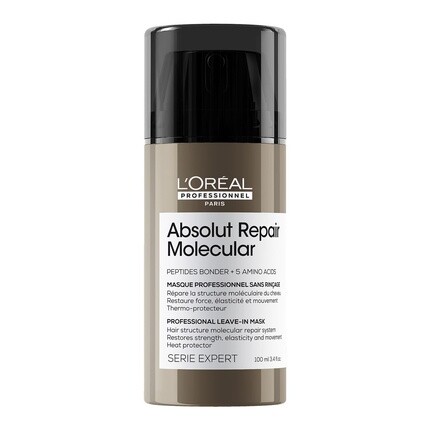 

Serie Expert Absolut Repair Молекулярная ополаскивающая маска для всех поврежденных волос 100мл L'Oréal Professionnel