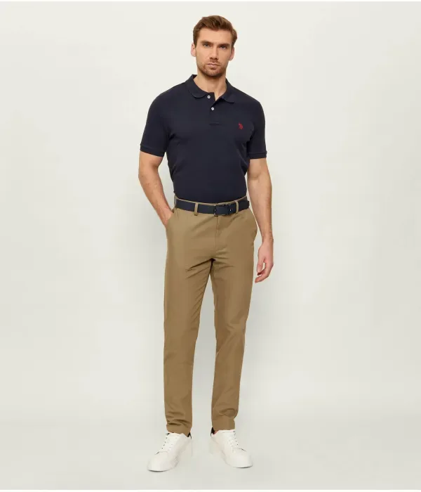 Полюс classic fit Us Polo Assn, темно-синий — фото 2