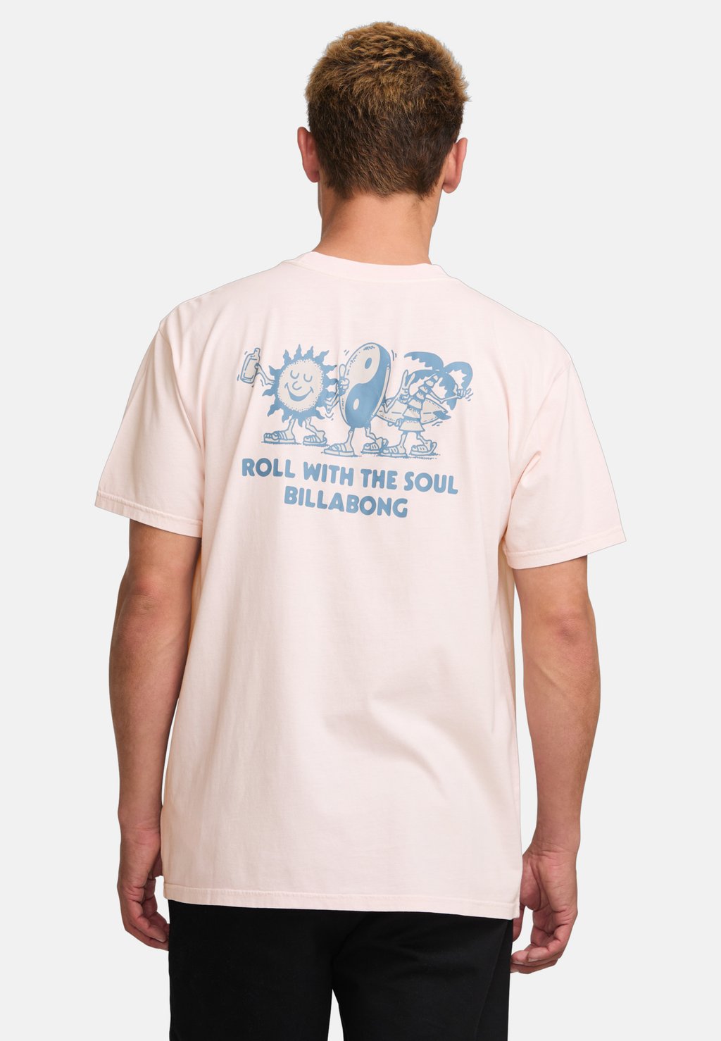 

Футболка с принтом Billabong, фуксия