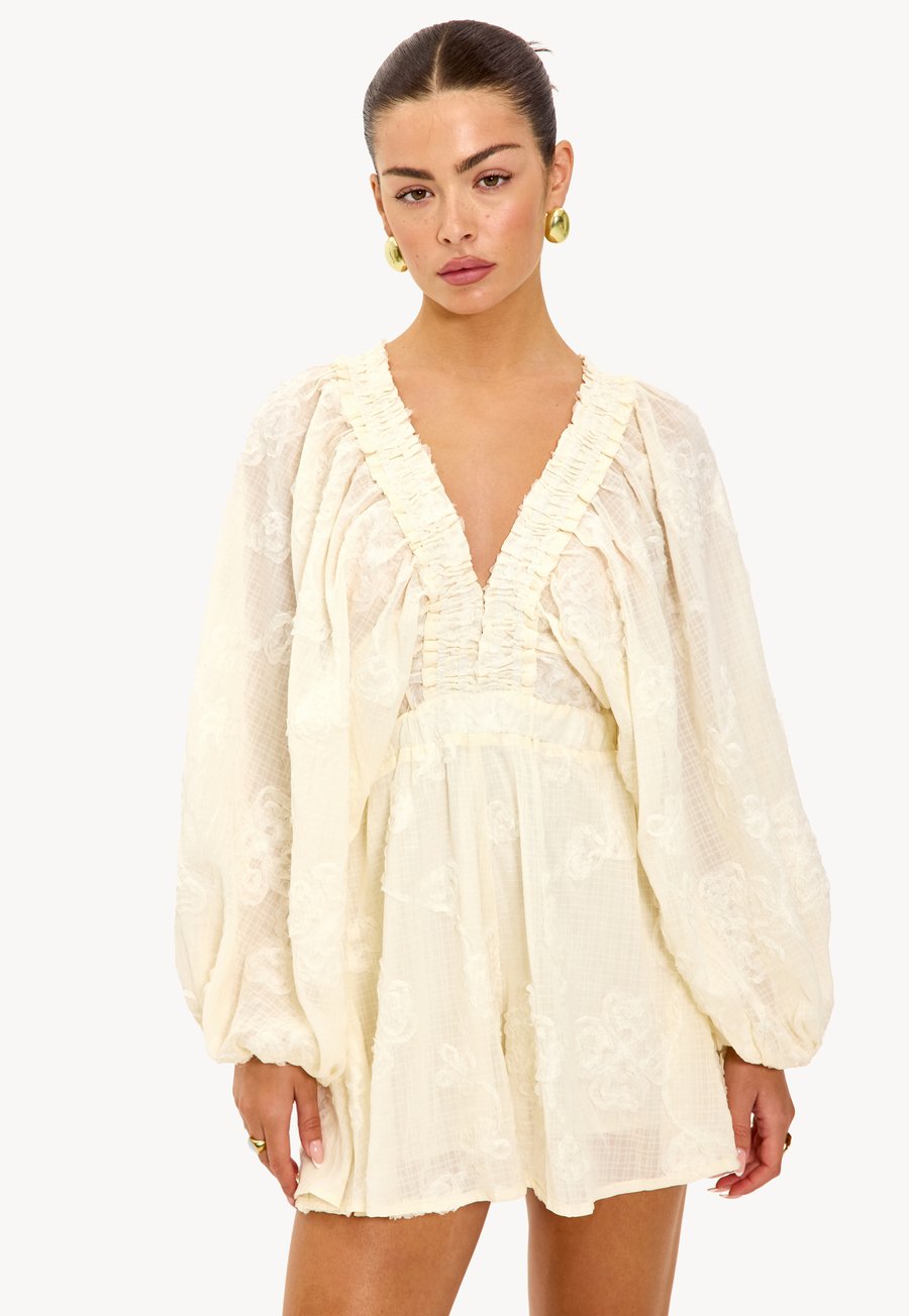 

Комбинезон LOAVIES Jumpsuit, Flowers Big Offwhite/Off-White