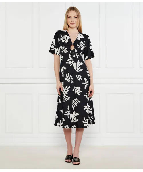 

Льняное платье Молизе Marella, черный