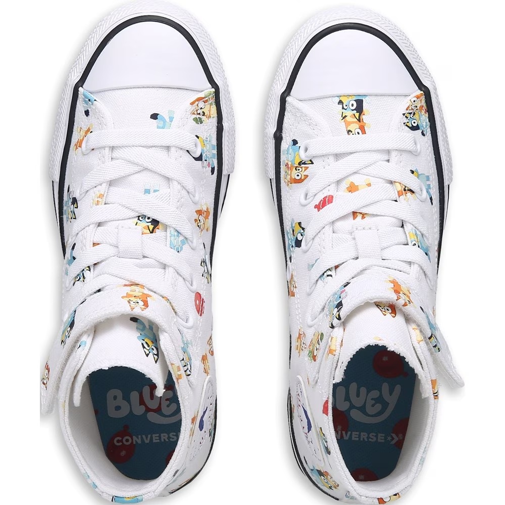 Детские высокие кроссовки Chuck Taylor All Star Converse, мультиколор — фото 4