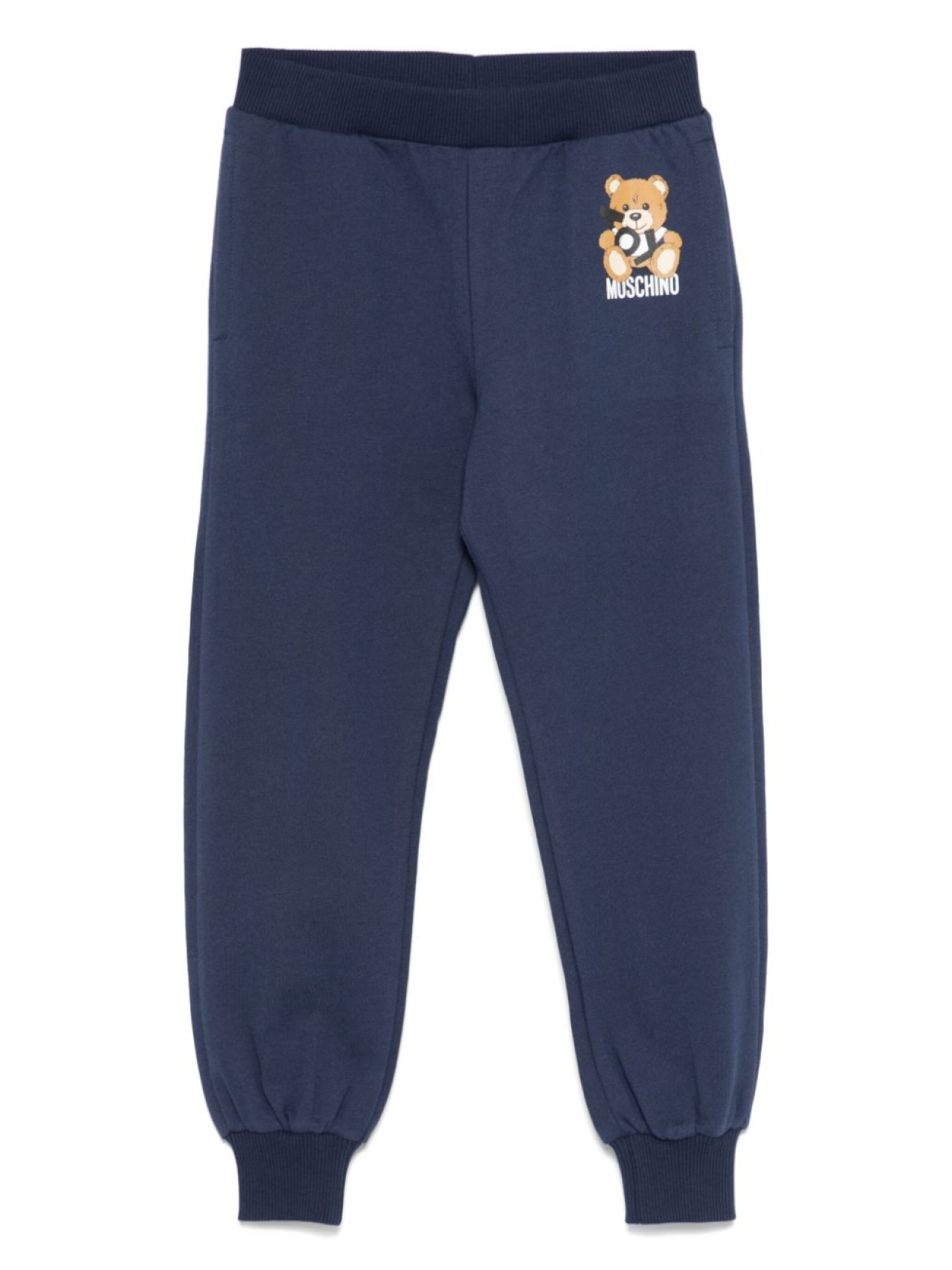 

Moschino Kids спортивные брюки, синий