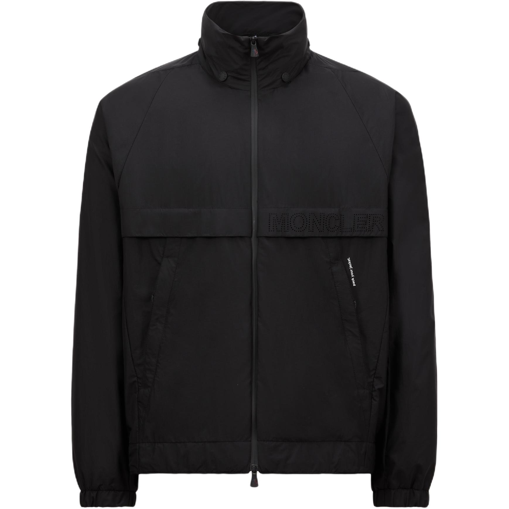 

Moncler Grenoble Складная ветровка с капюшоном, Black