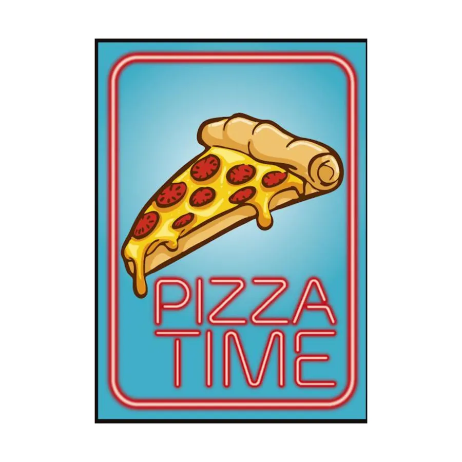 

Двойное матовое покрытие — Pizza Time (50), Card Sleeves - Art (Legion Events)
