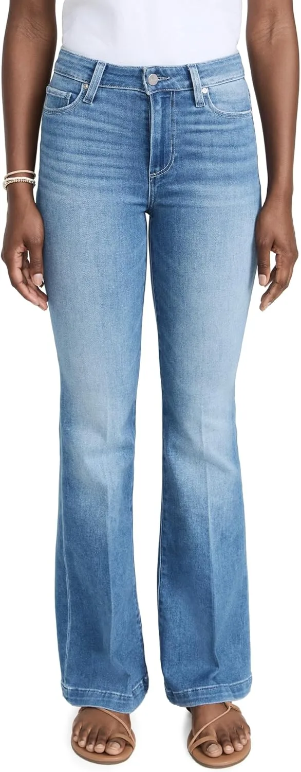 

PAIGE Женские джинсы Genevieve Fog Luxe Coating