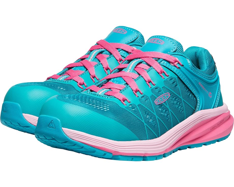 

Кроссовки KEEN Utility Vista Energy, цвет Capri Breeze/Hot Pink