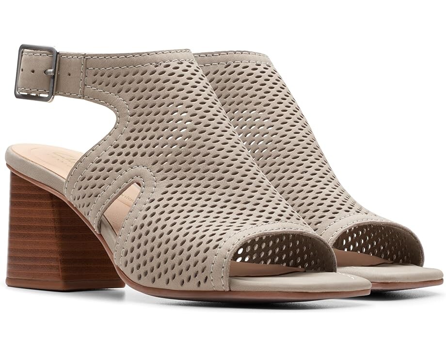 

Туфли Clarks Siara 65 Flow, цвет Stone Nubuck