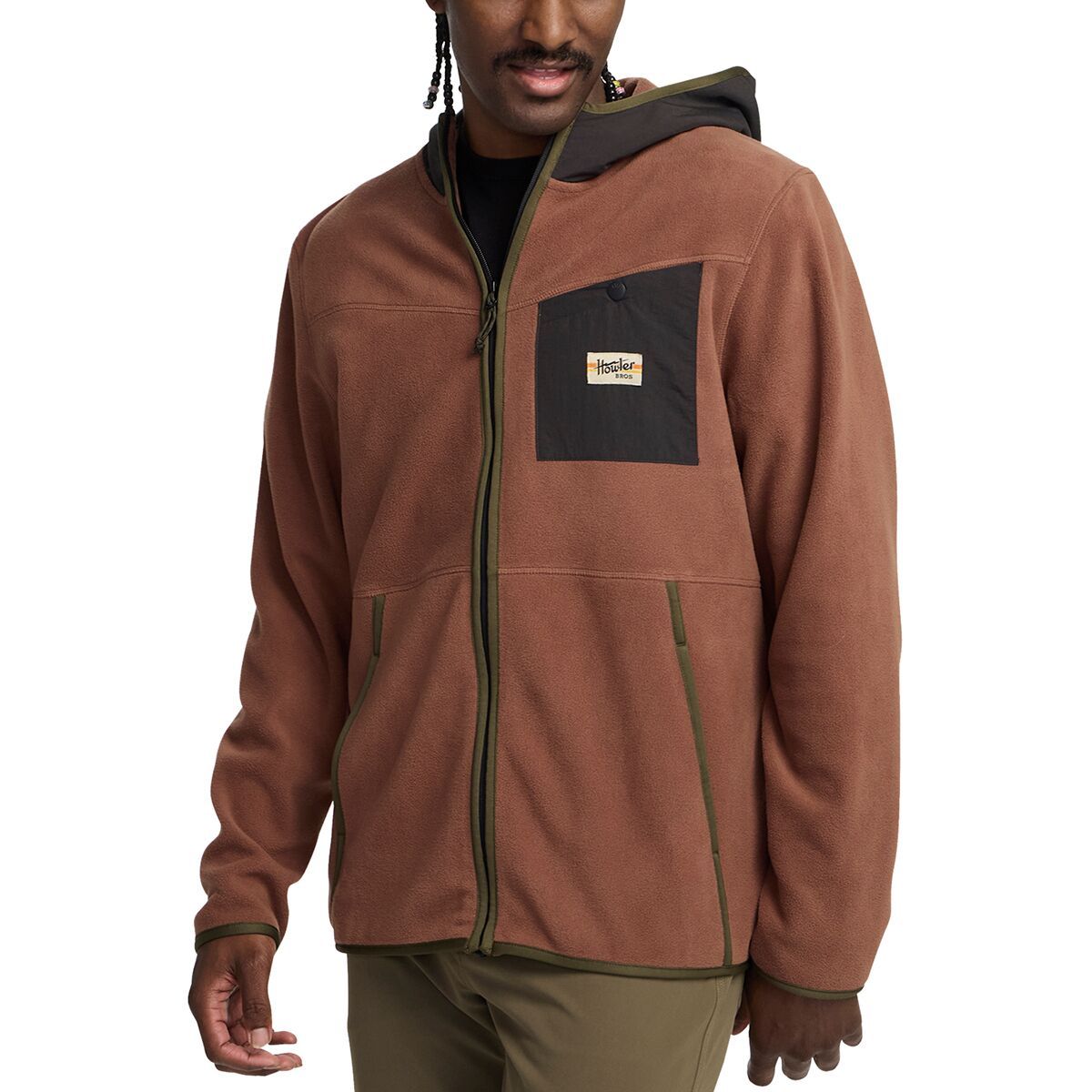 

Куртка Free Range с капюшоном Howler Brothers, коричневый