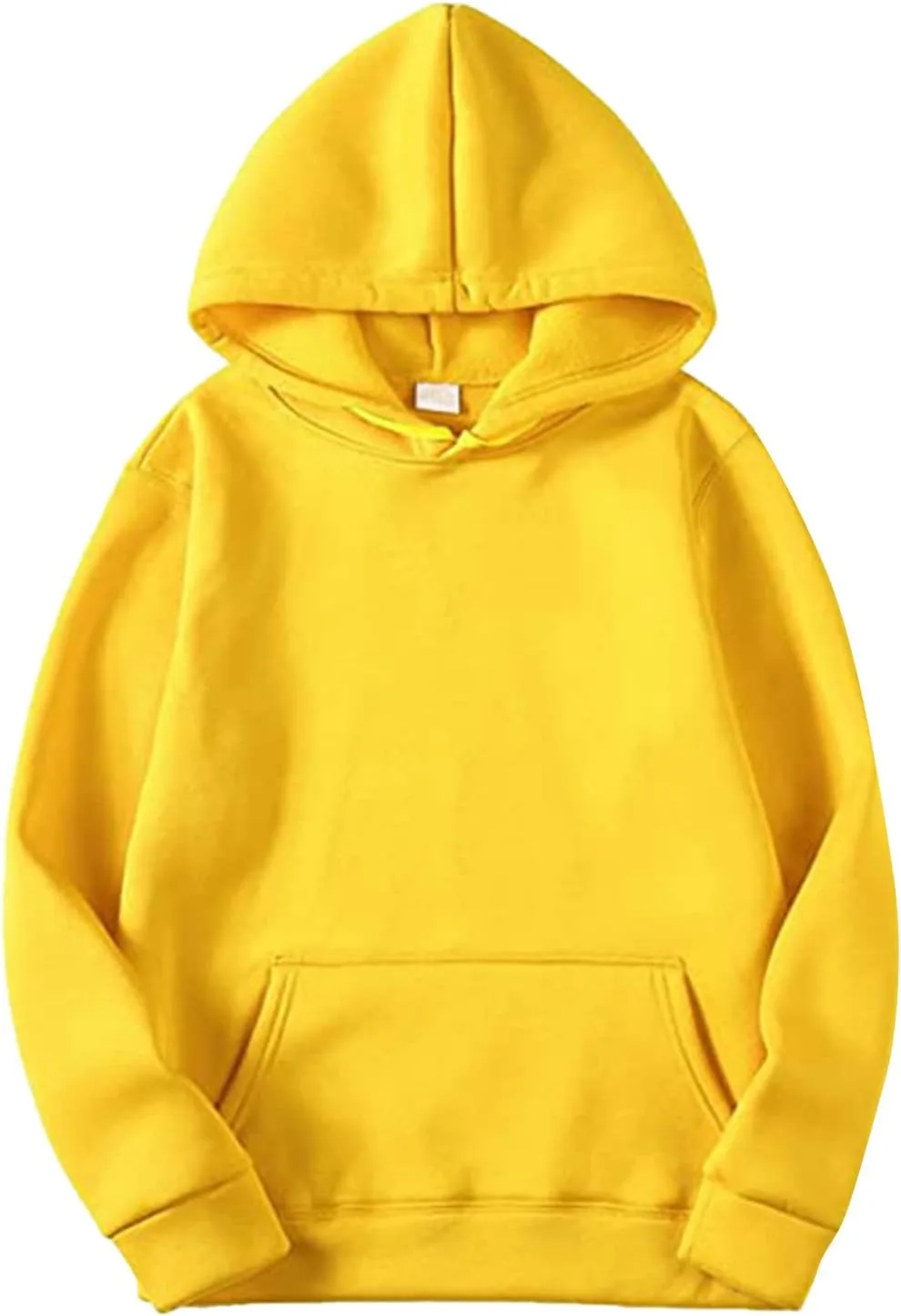 

Мужская толстовка с капюшоном на молнии, длинный рукав, однотонная, с карманом