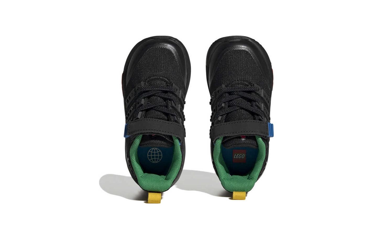 Кроссовки adidas Racer TR21 And Top Strap LEGO Core Black Green TD, черный/зеленый — фото 3