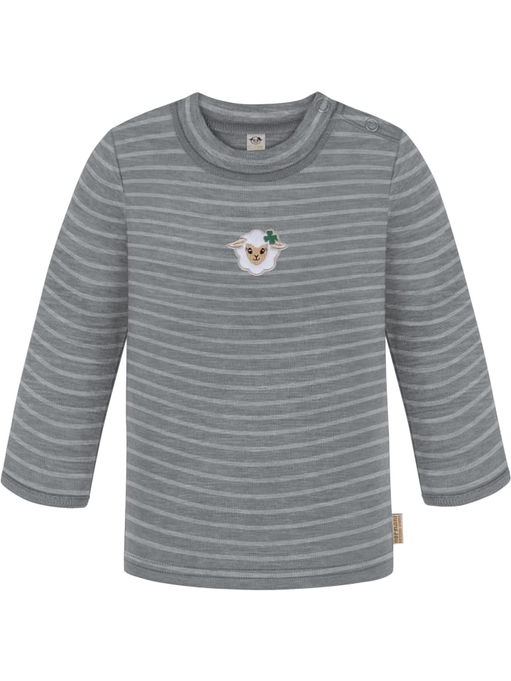 

Свитер с длинными рукавами из шерсти мериноса Таупо в серые полоски Normani Outdoor Sports