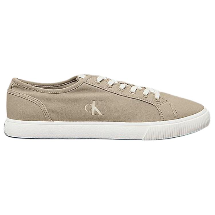 CKJ CALVIN KLEIN JEANS Кроссовки Canvas мужские коричневые — фото 3