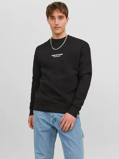 

Толстовка Jack & Jones "JORVESTERBRO SWEAT CREW NECK NOOS", черный