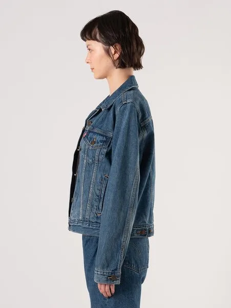 Куртка дальнобойщика TYPE III Levi's, Medium Indigo - Worn In — фото 2