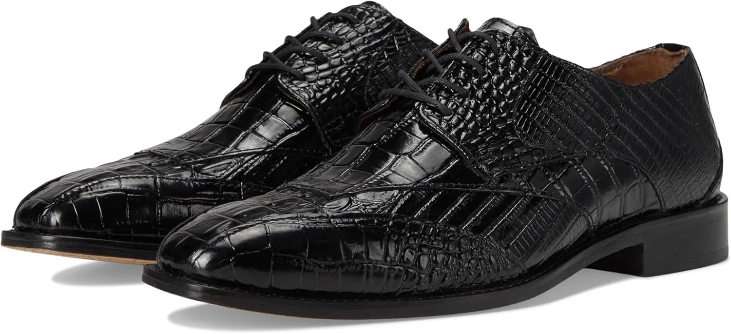 Мужские оксфорды Stacy Adams Tristano Bike Toe на шнуровке с мыском, Black