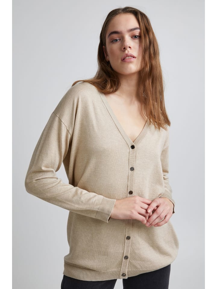 

Кардиган PULZ Jeans, бежевый