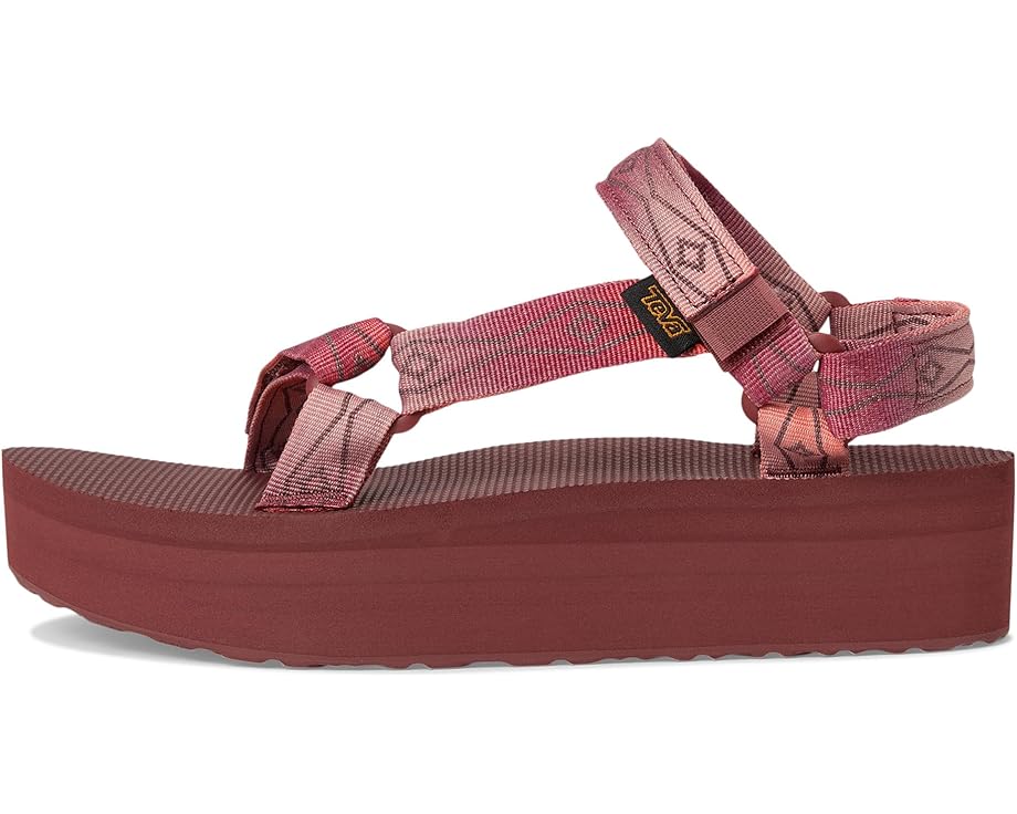 Сандалии Teva Flatform Universal Sunscape, цвет Waterless Scarlet — фото 4