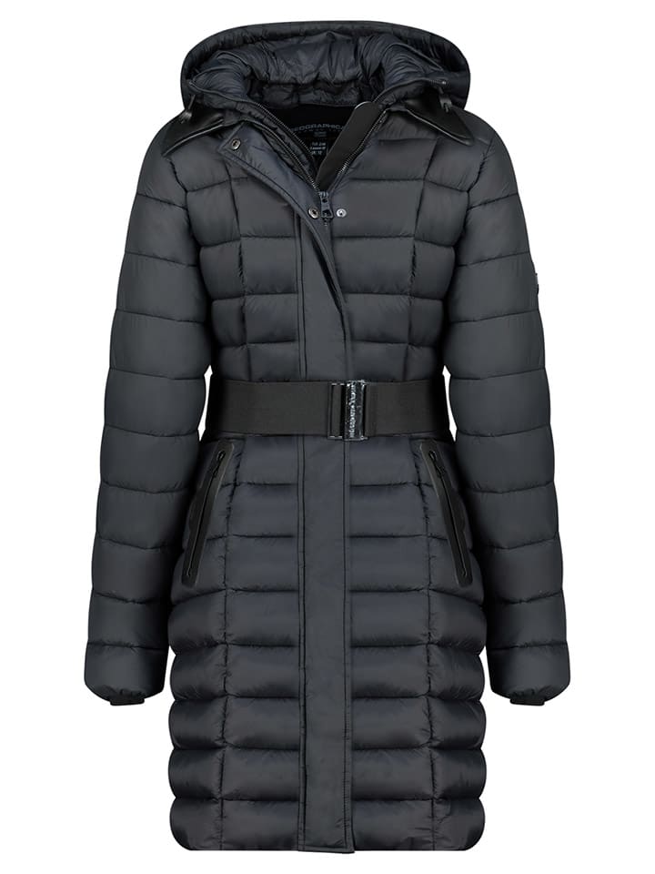 

Geographical Norway Стеганое пальто "Артема" черного цвета