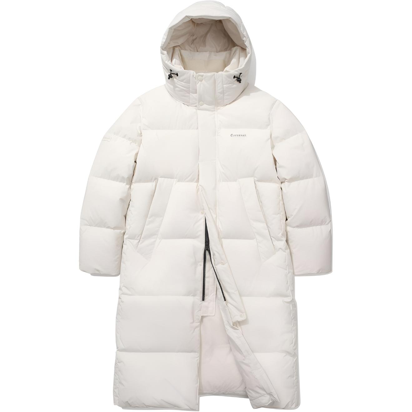 

COVERNAT Пуховик унисекс слоновая кость белый, Ivory White