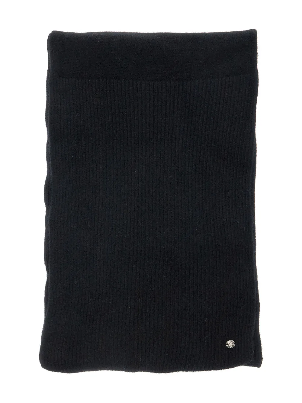 

Ребристый шарф Reese с подвеской-логотипом Helen Kaminski, черный