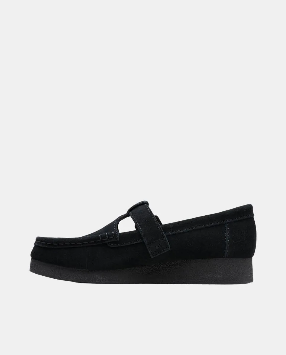 Ботинки WallabeeEVOBar из замши с резиновой подошвой Clarks, черный — фото 3