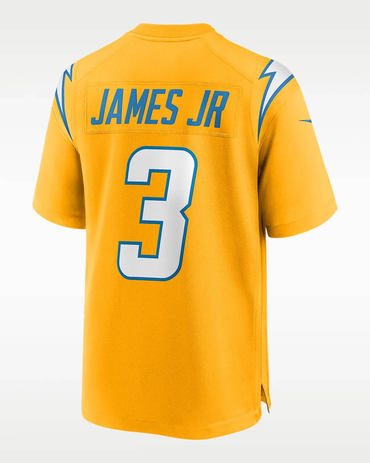 Детская большая игровая форма Nike NFL Дервин Джеймс-младший Los Angeles Chargers, Gold — фото 2