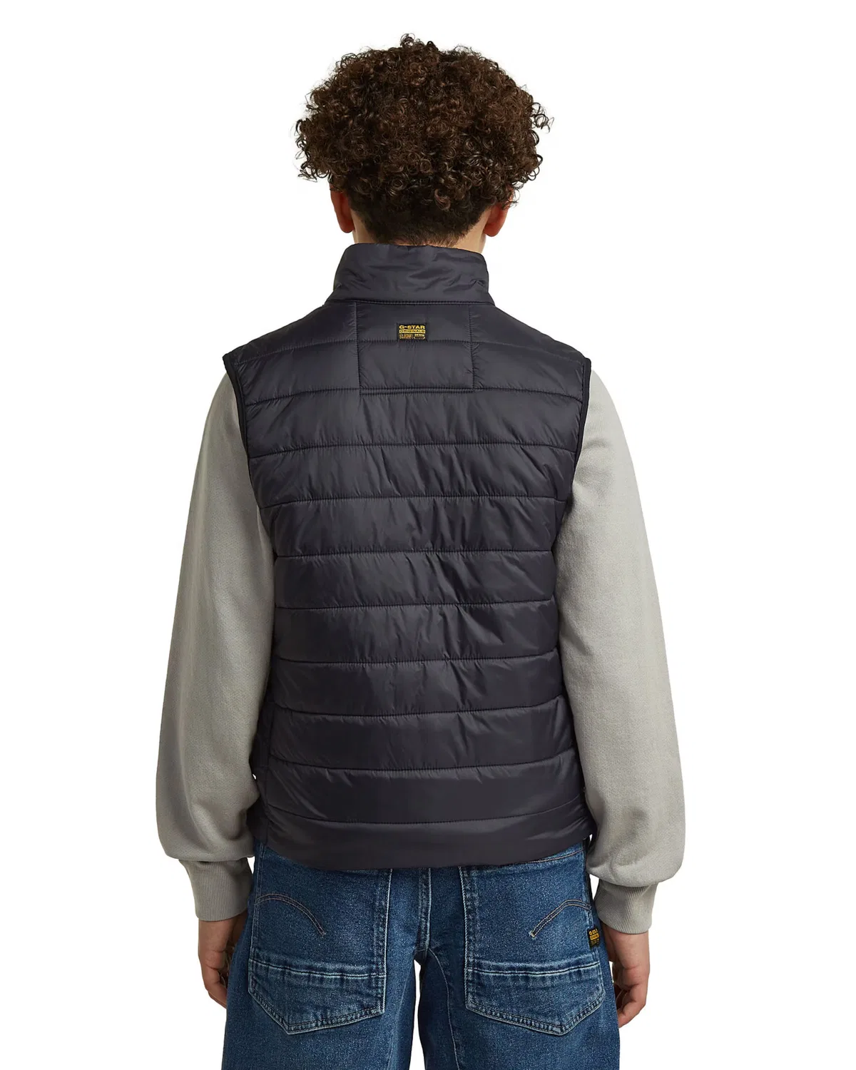 Куртка G-Star Between-Season Jacket Boys Foundation Padded Liner Vest черного цвета — фото 4