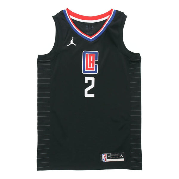 

Майка Air Jordan NBA Basketball Sports Jersey SW Fan Edition 20-21 Season Los Angeles Clippers Leonard 2 Black, черный