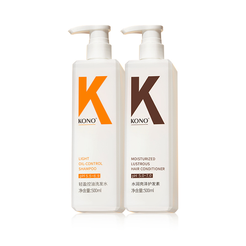 

Классический шампунь для ухода за волосами, контроль жирности, лечение перхоти, мыльный аромат, 500мл+500мл KONO