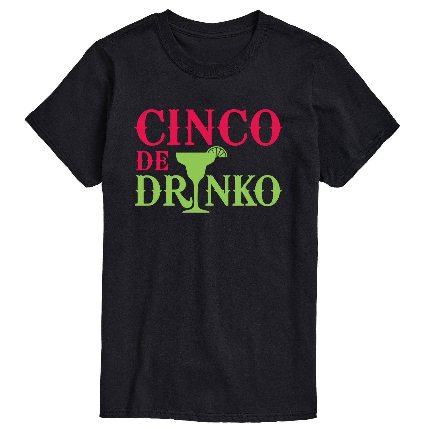 

Мужская футболка Cinco De Drinko Cinco Dey Mayo с рисунком Licensed Character