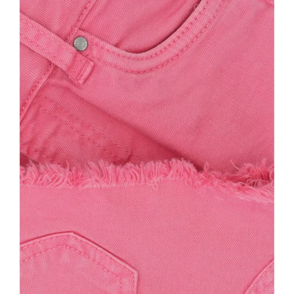 Шорты прямого кроя с узором паттерн Pepe Jeans London, розовый — фото 3