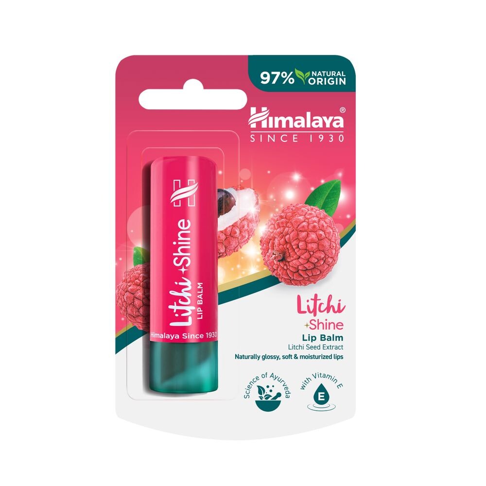 

Губная помада Himalaya Litchi Shine Lip Balm 4 5G Himalaya Herbal Healthcare, 5 мл