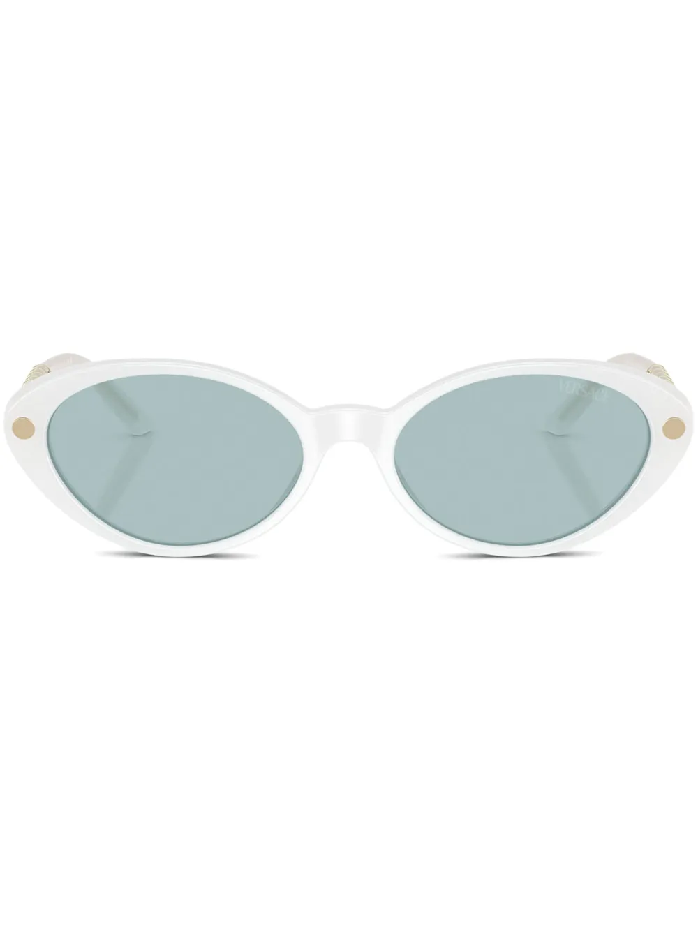 

Солнцезащитные очки в оправе 'кошачий глаз' Versace Eyewear, белый