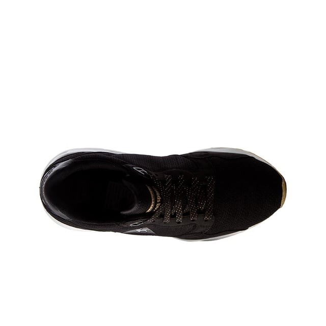 Женские черные кроссовки R900 с эффектом металлик Le Coq Sportif, черный — фото 3