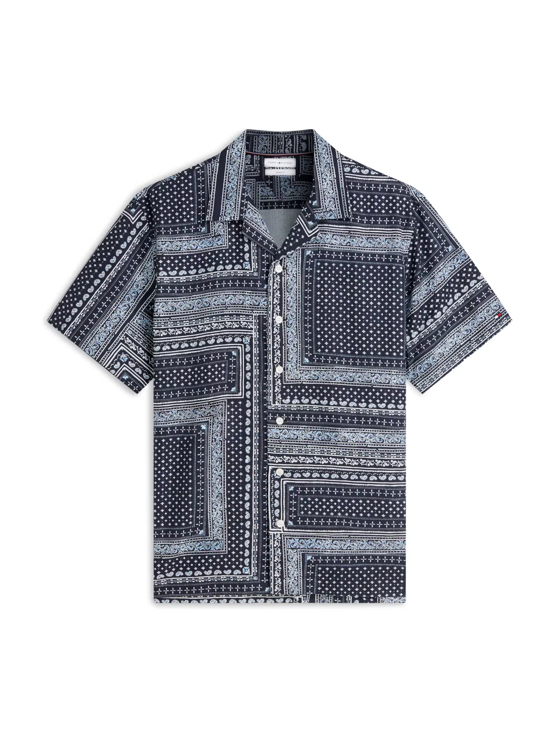 Удобная рубашка на пуговицах Tommy Hilfiger, Navy/Light Blue