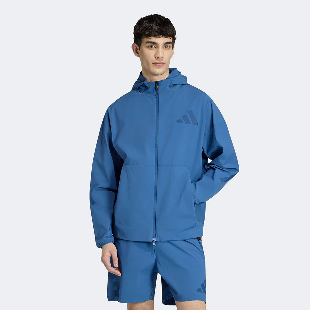 Мужская тканая спортивная куртка Adidas Z.N.E., синяя