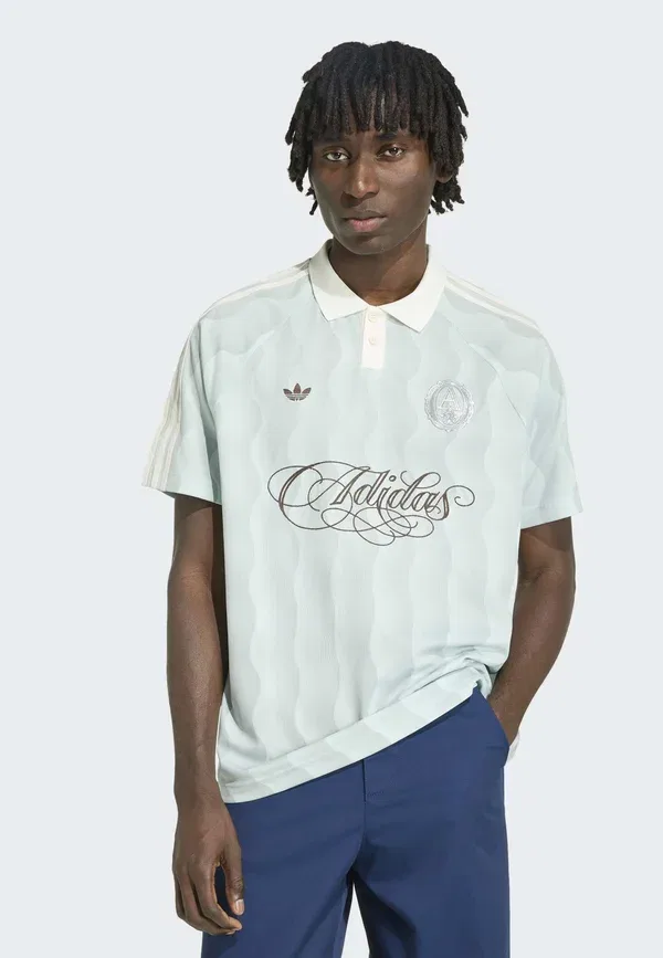 Футболка поло Adidas Originals, цвет шалфей