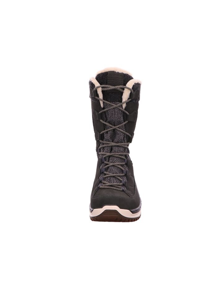 Ботинки женские Lowa Winterstiefeletten высокие на шнуровке, черный — фото 4