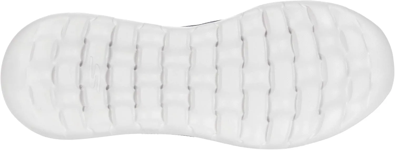 Мужские кроссовки Skechers Go Walk Max Clinched-Athletic Mesh Double Gore Slip On Shoe для ходьбы, белый/темно-синий — фото 4