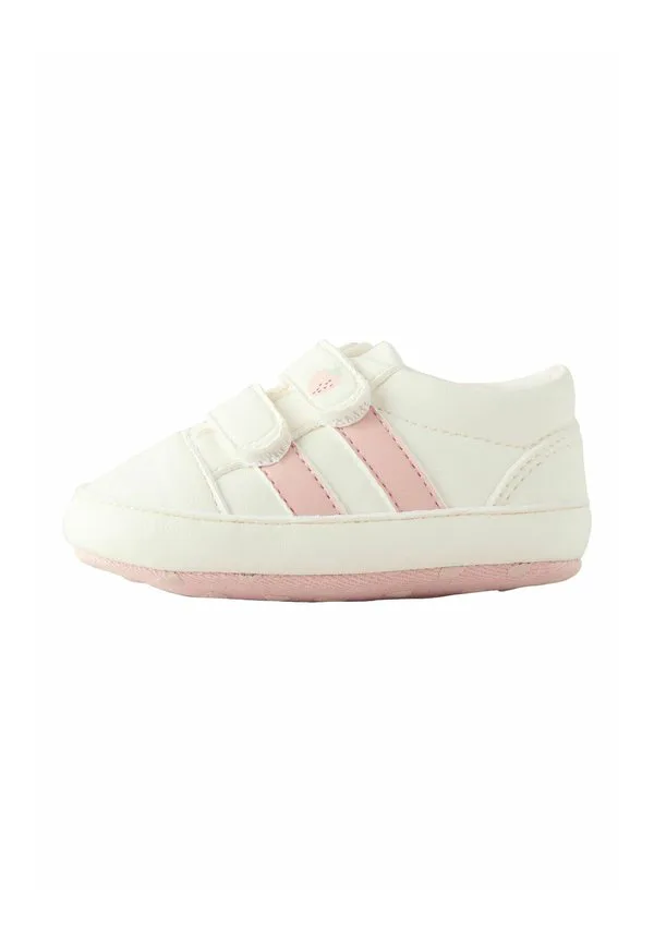 Детские туфли стандартной посадки на липучке Next, White/Pink