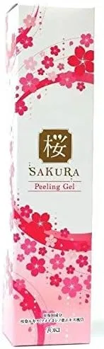 Скраб-пилинг гелевый Sakura Peeling Gel EGF Репаир с гиалуроновой кислотой, 200 мл