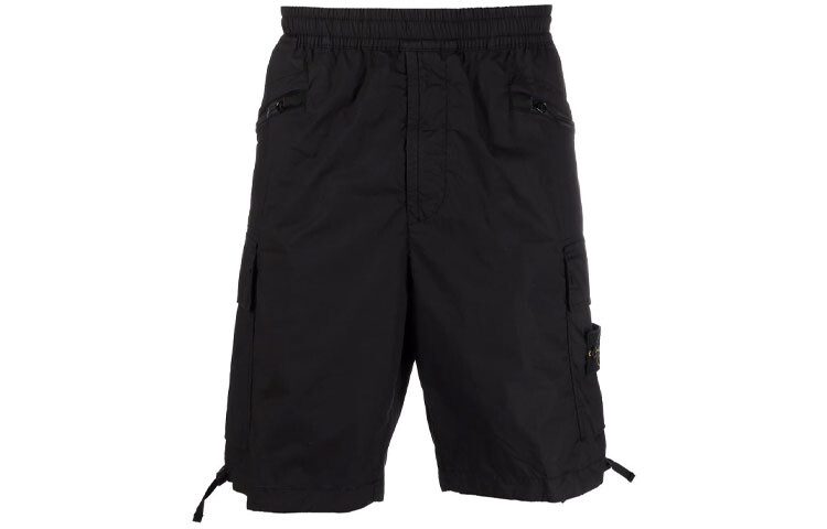 

STONE ISLAND Мужские шорты карго, цвет Black