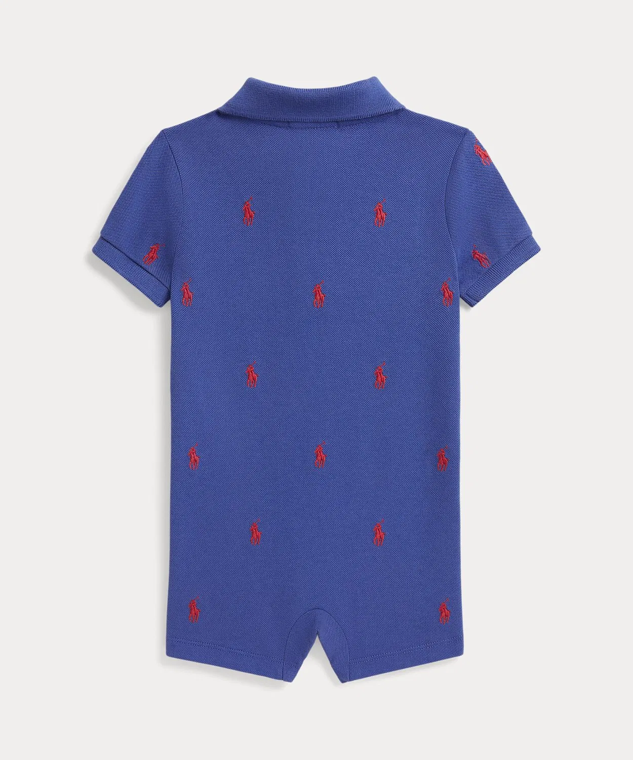 Поло-платье Polo Ralph Lauren из хлопкового мешка с вышивкой пони, мультицвет — фото 2