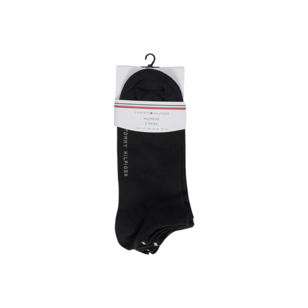 

Черный хлопковый носок Tommy Hilfiger
