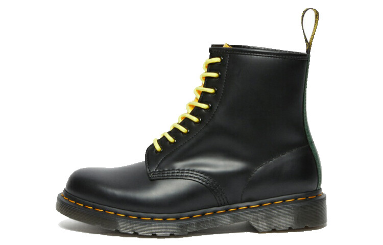 Ботинки Dr.Martens 1460 Contrast Smooth Leather Lace Up Boots 'Black'