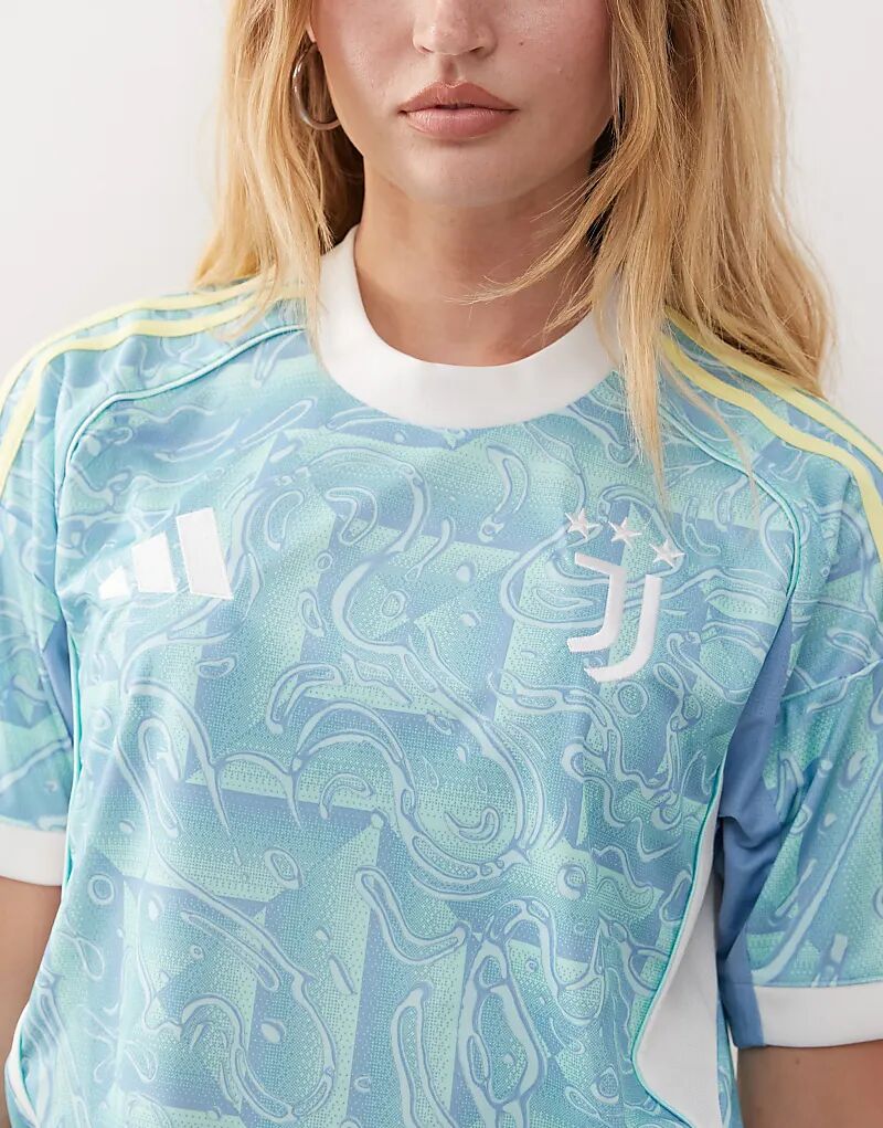 Футболка выездная Adidas Football Juventus 25/26 синего цвета Adidas Performance — фото 2