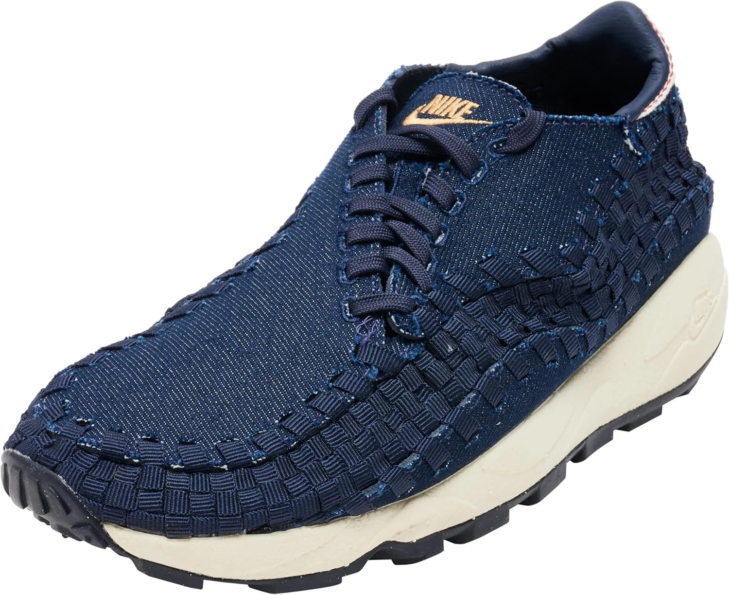 Мужские кроссовки Nike Air Footscape Woven, Denim Wheat Gold Obsidian Coconut Milk
